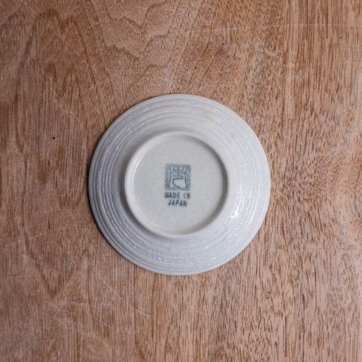 白麻波紋 丸3寸皿 -器市-