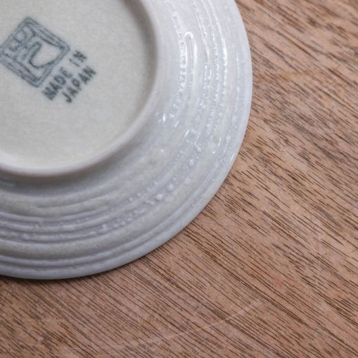 白麻波紋 丸3寸皿 -器市-