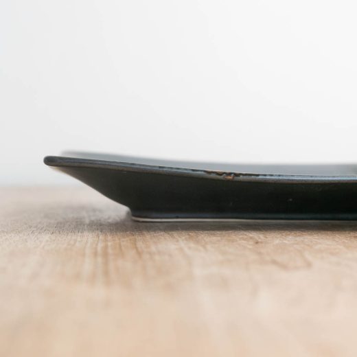 黒真珠 手引き長角尺一皿 -器市-