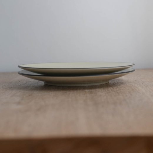 淵さび貫入 メタ22cm皿 -器市-