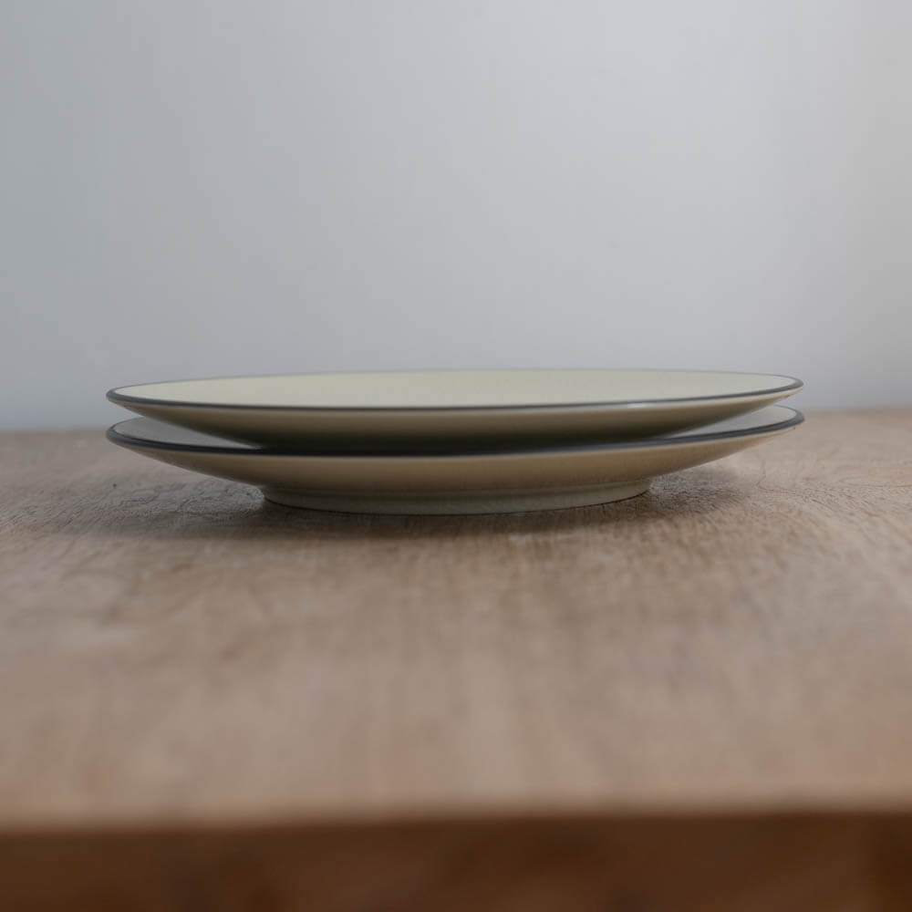 淵さび貫入 メタ22cm皿 -器市-