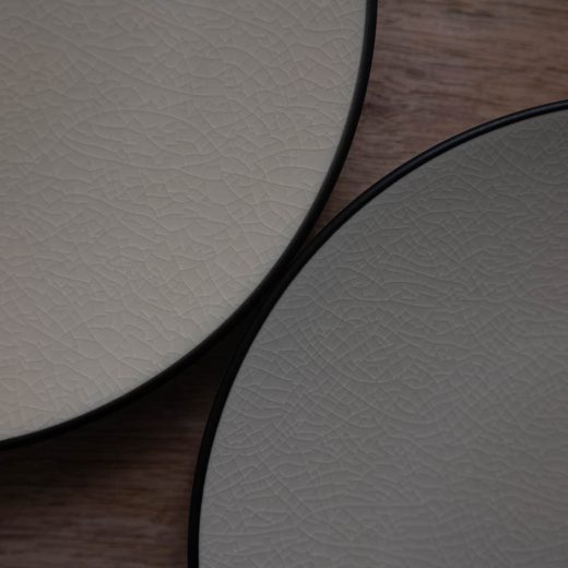 淵さび貫入 メタ22cm皿 -器市-