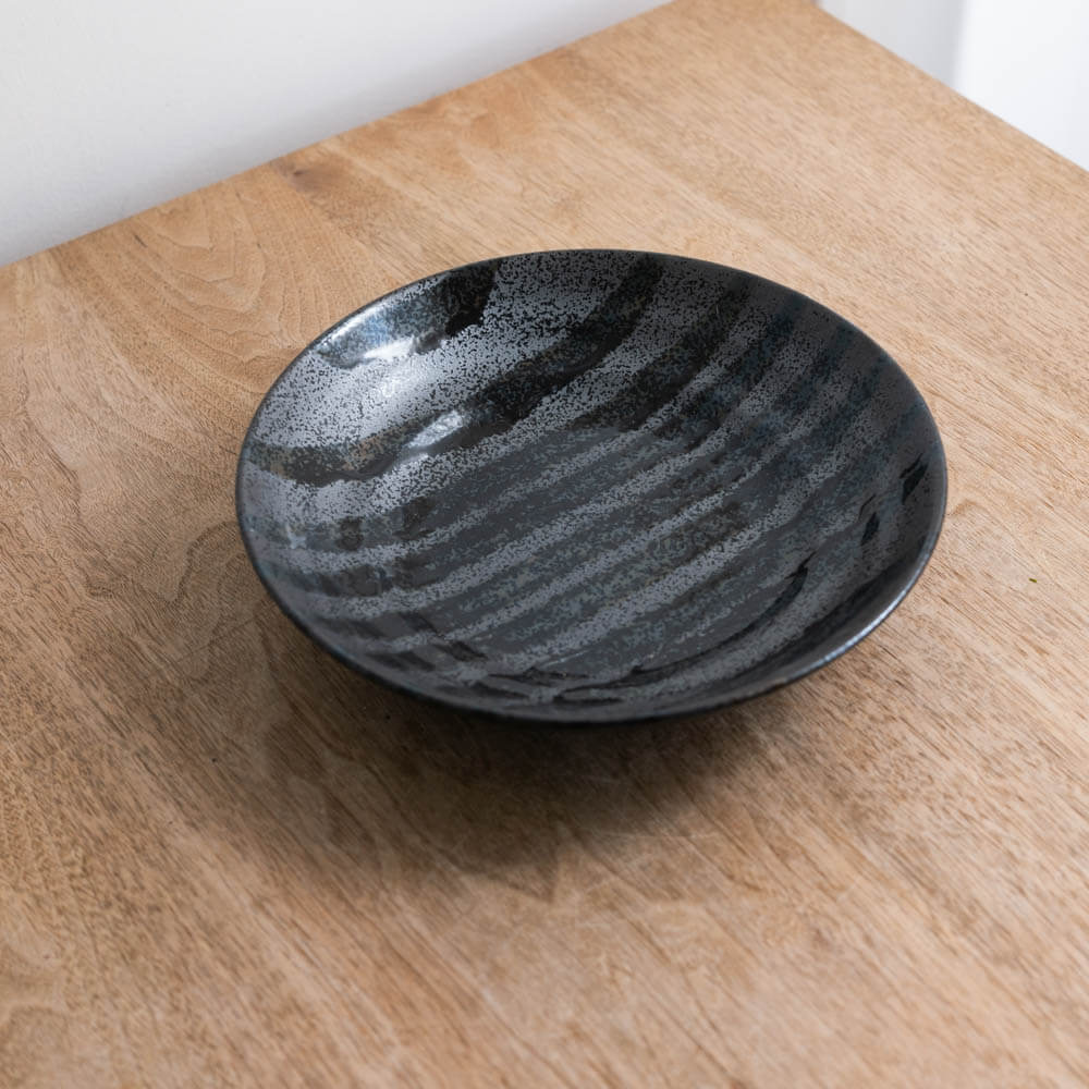 黒流彩 7.5麺皿 -器市-