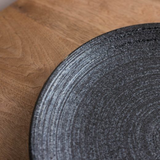 TSUMUJI 黒 メタ9寸皿 -器市-