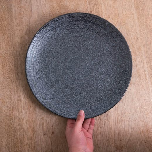 TSUMUJI 黒 メタ9寸皿 -器市-