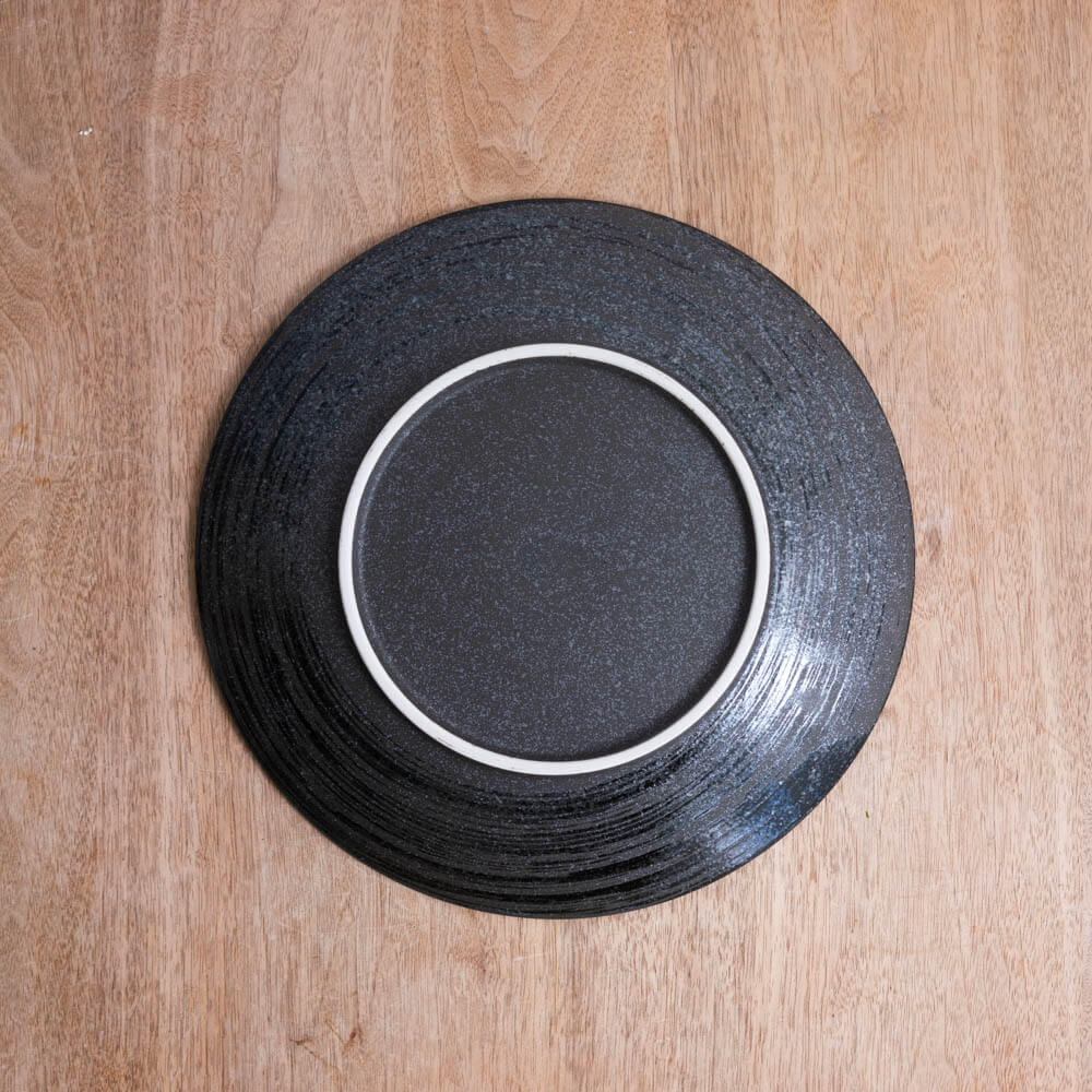 TSUMUJI 黒 メタ9寸皿 -器市-
