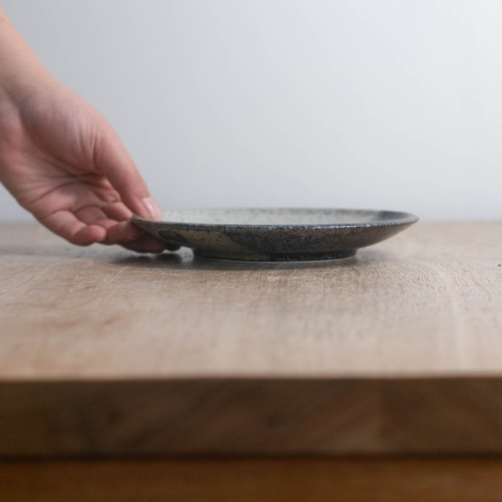 おぼろ山影 丸5寸皿 -器市-