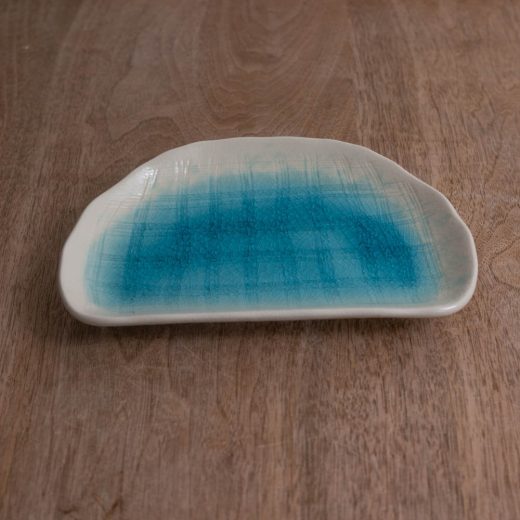 白雲 半月皿 -器市-