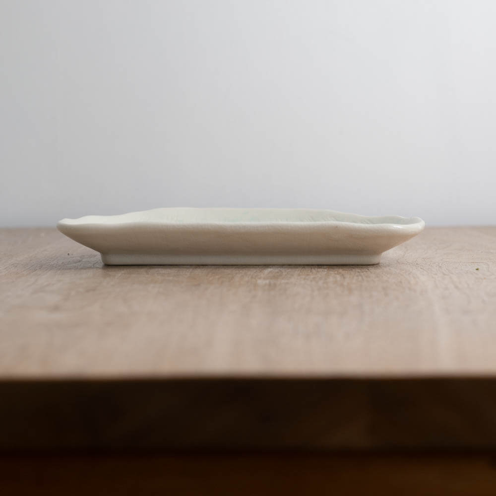 白雲 半月皿 -器市-