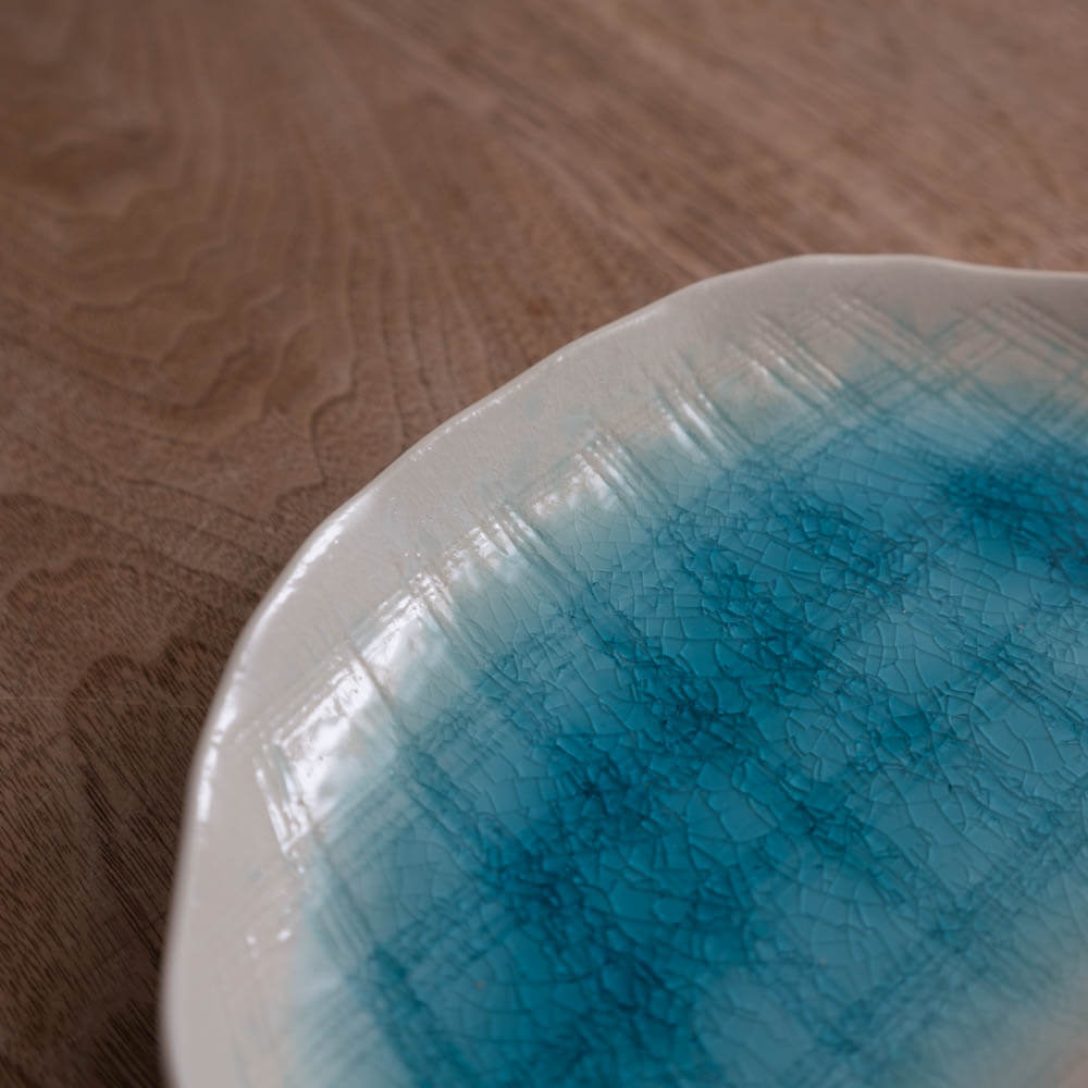 白雲 半月皿 -器市-