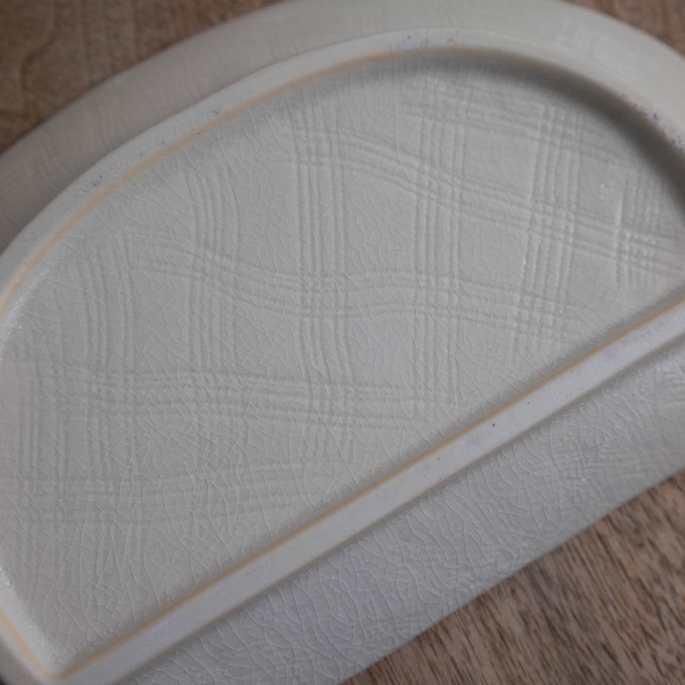 白雲 半月皿 -器市-