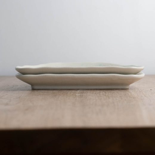 白雲 半月皿 -器市-