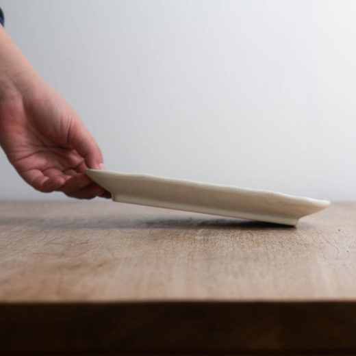 白雲 半月皿 -器市-