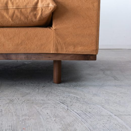 ［現品SALE］アージョ ソファ 206＋スツール 張地：ズックB-8 ウォールナット材 オイル SH440