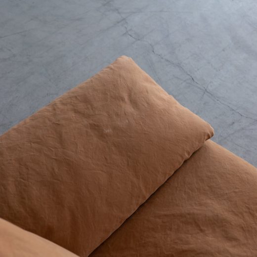 ［現品SALE］アージョ ソファ 206＋スツール 張地：ズックB-8 ウォールナット材 オイル SH440