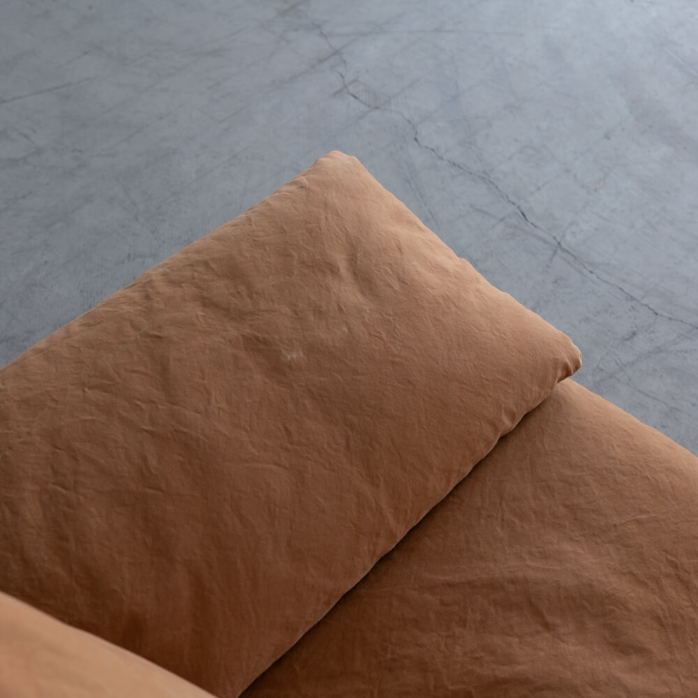 ［現品SALE］アージョ ソファ 206＋スツール 張地：ズックB-8 ウォールナット材 オイル SH440