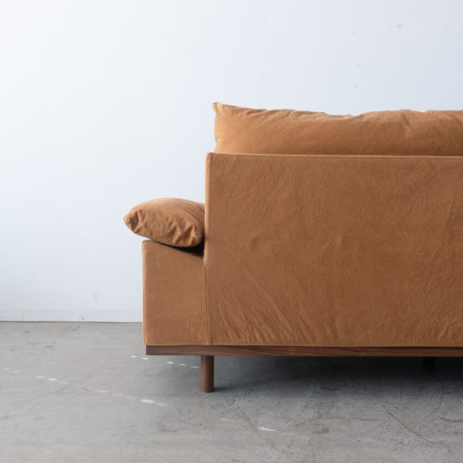 ［現品SALE］アージョ ソファ 206＋スツール 張地：ズックB-8 ウォールナット材 オイル SH440