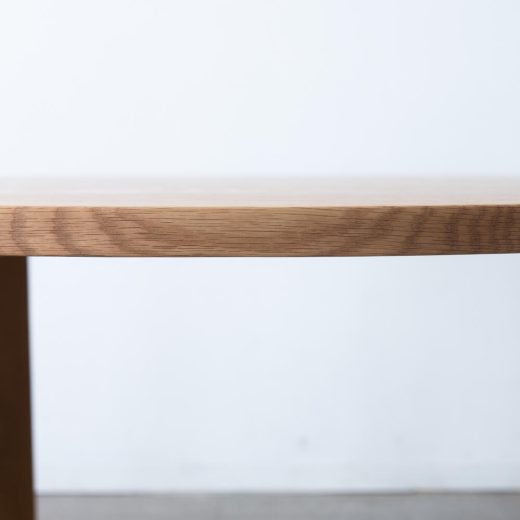 kitoki IK52 maru table W1200 4本脚 ホワイトオーク柾目 節有 / オイル