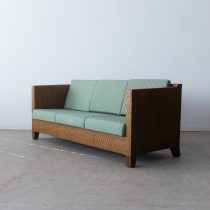 ［アップサイクル品］ラタン 3Pソファ W1800