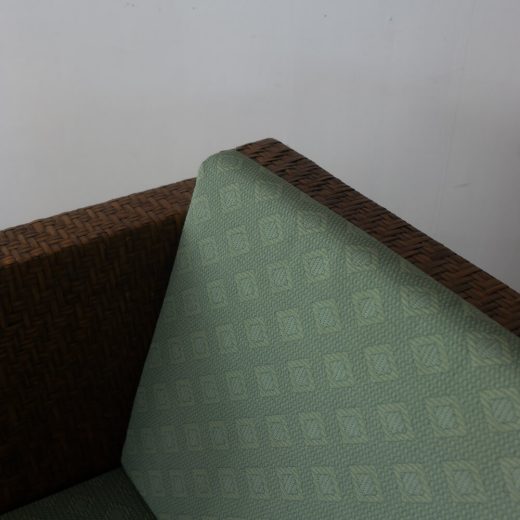 ［アップサイクル品］ラタン 3Pソファ W1800