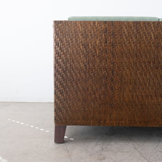 ［アップサイクル品］ラタン 3Pソファ W1800