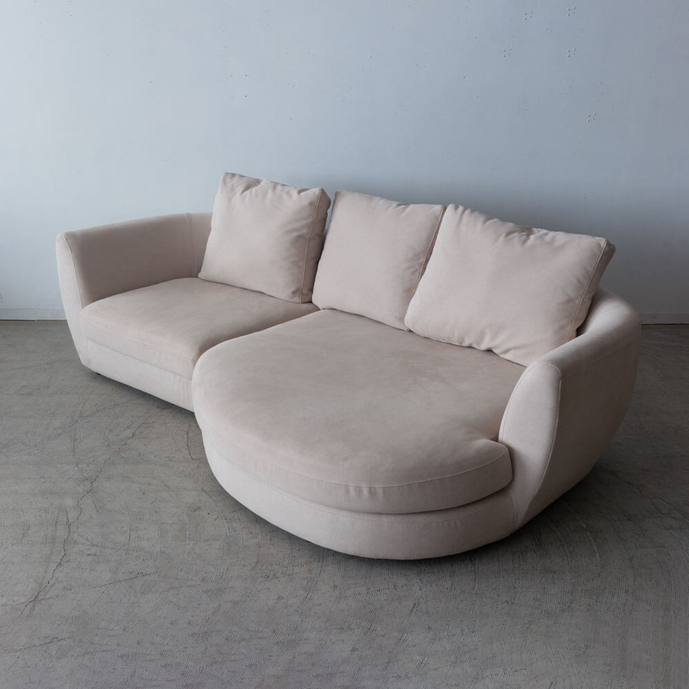 ［リユース品］コロネル カウチソファ ワンソファ 94（R）＋ワンアームカウチ（L）カプリス1 TAランク