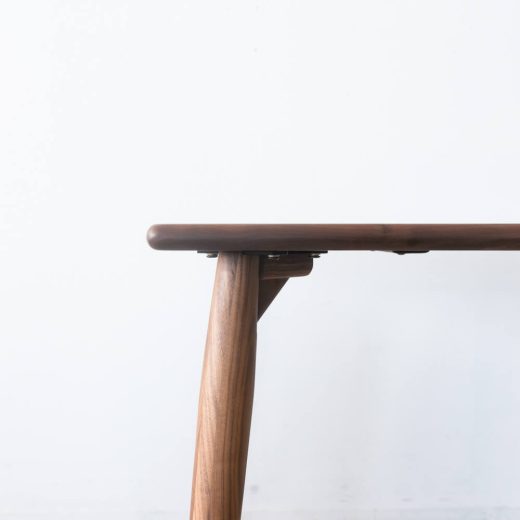 ［現品SALE］セレクト ダイニングテーブル BWN 150（27）ウォールナット材 / ウレタン 4本脚