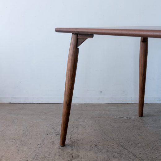 ［現品SALE］セレクト ダイニングテーブル BWN 150（27）ウォールナット材 / ウレタン 4本脚