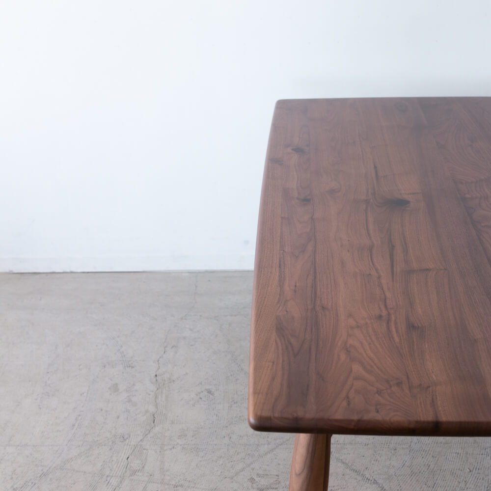 ［現品SALE］セレクト ダイニングテーブル BWN 150（27）ウォールナット材 / ウレタン 4本脚