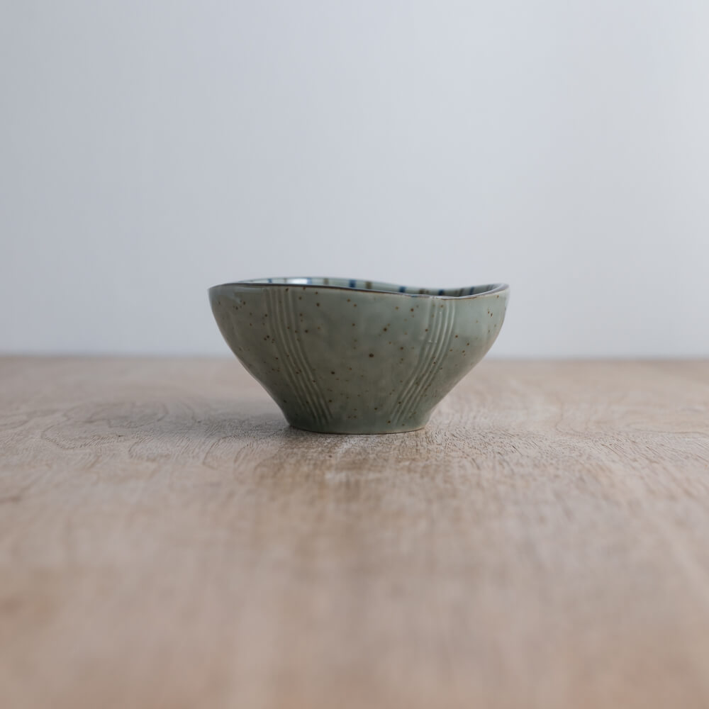 益子十草三角 たたき小鉢 -器市-