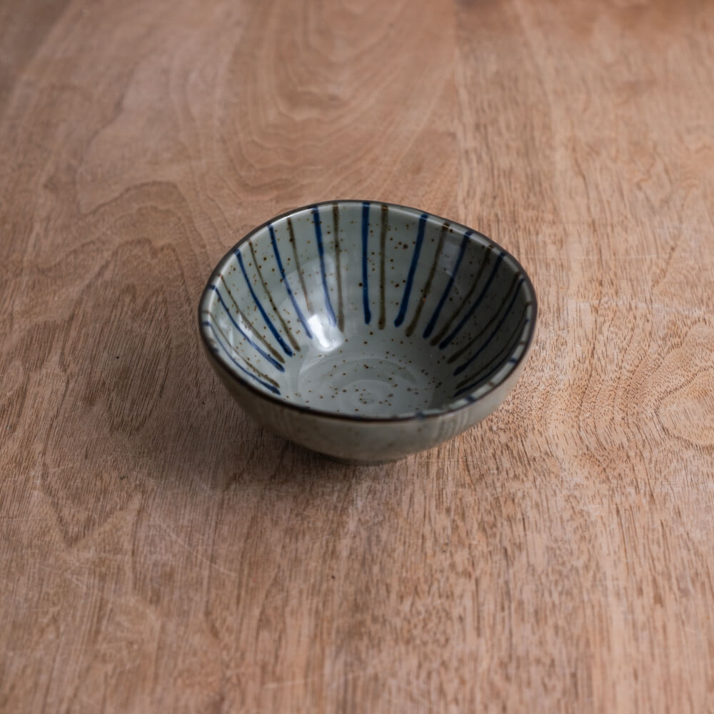 益子十草三角 たたき小鉢 -器市-