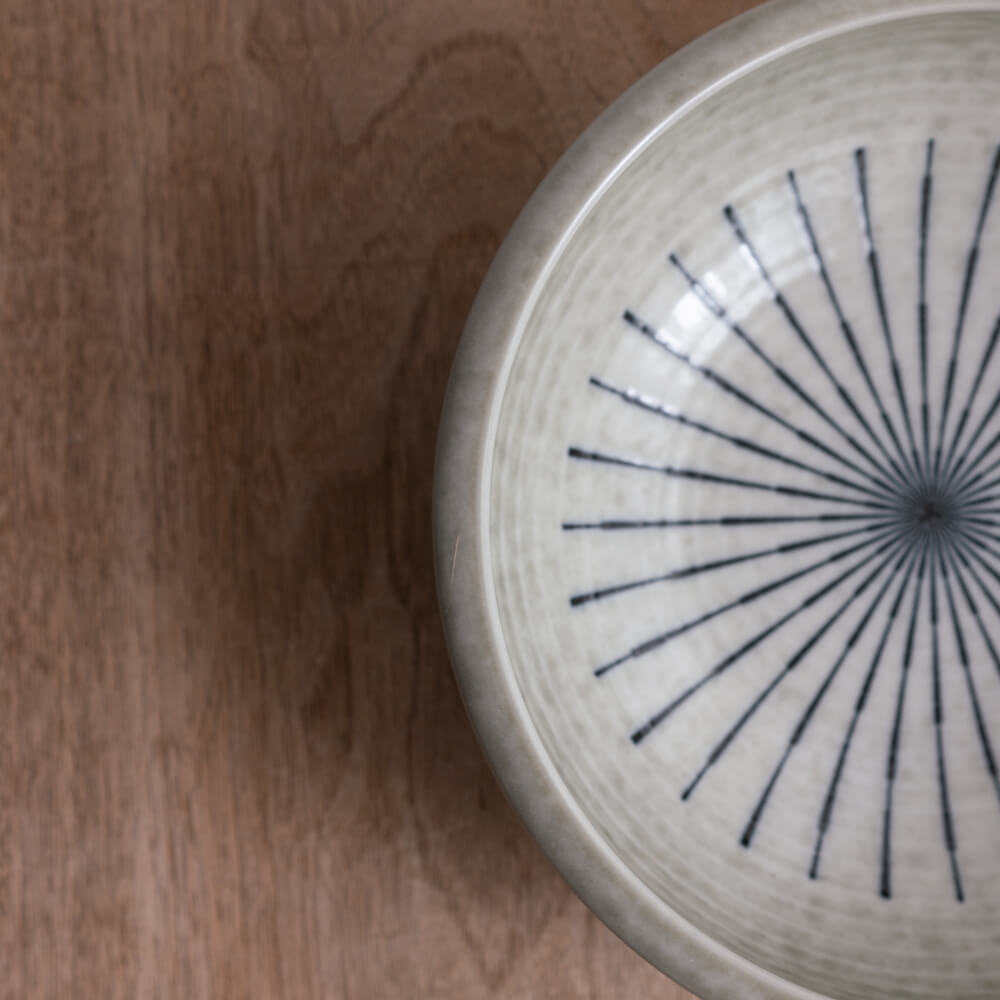 TOKUSA 織部吹き 括り手6.5鉢 -器市-