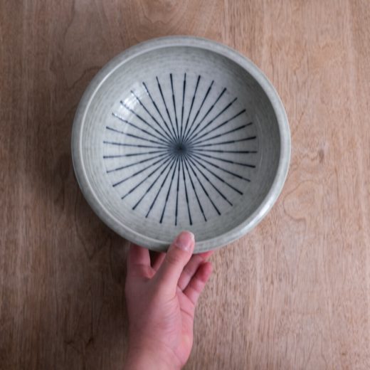 TOKUSA 織部吹き 括り手6.5鉢 -器市-