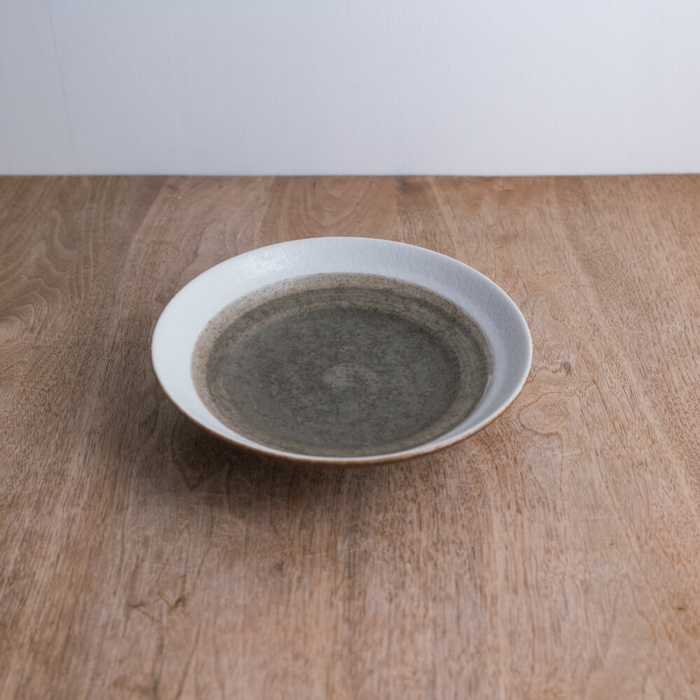 里化粧刷毛目 7.5麺皿 -器市-