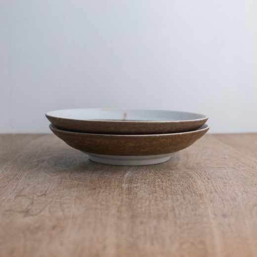 里化粧刷毛目 7.5麺皿 -器市-