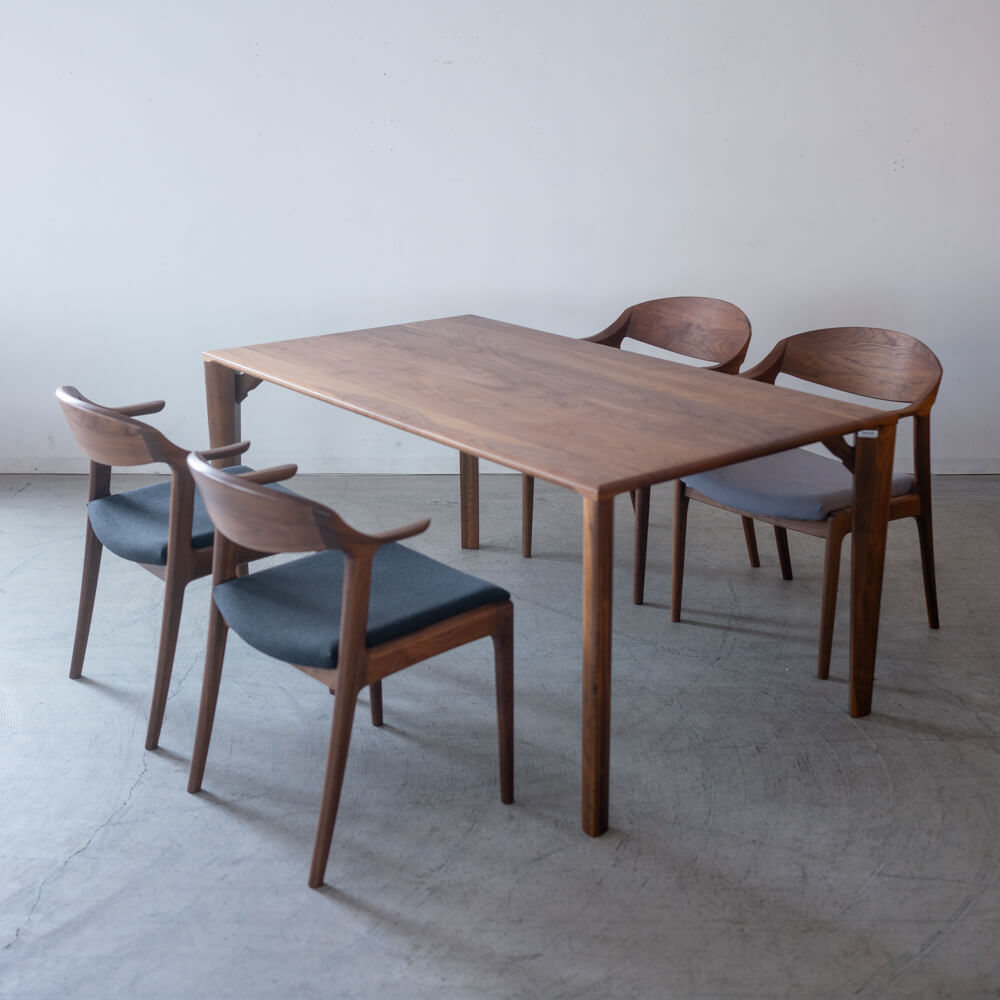 ［現品SALE］ダイニング5点セット DT670-WN-OM / DC354-MW42 WN-WN-F891 / DC354-1W43 WN-OM-F779