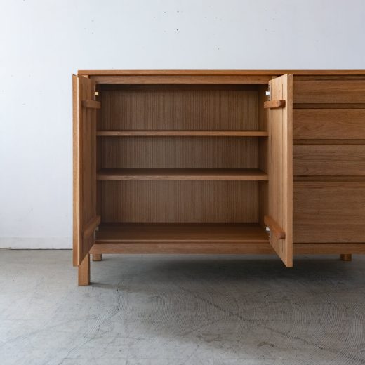 ［数量限定］新品 Prelu サイドボード120 クルミ / ライト