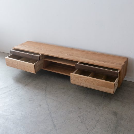 ［現品SALE］LEPO AVキャビネット 180 タモ / ライト