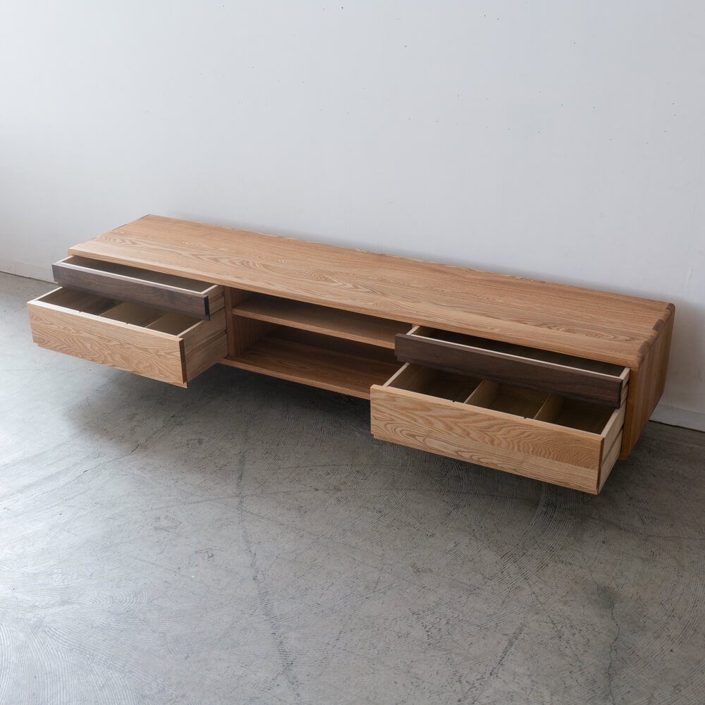 ［現品SALE］LEPO AVキャビネット 180 タモ / ライト