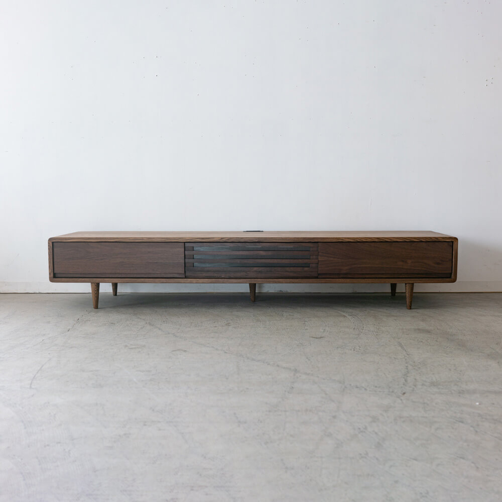 ［現品SALE］KOKOUS TVボード Low 180 タモ / ダーク