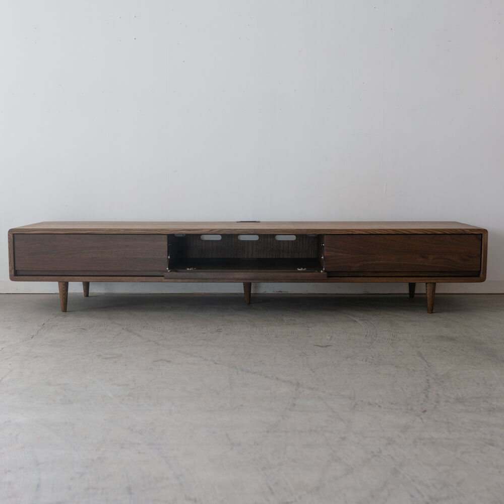 ［現品SALE］KOKOUS TVボード Low 180 タモ / ダーク