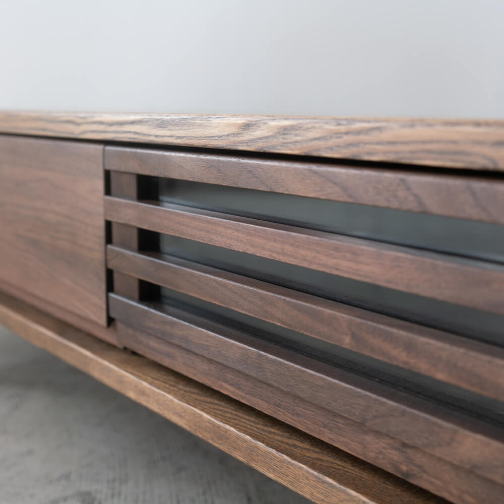 ［現品SALE］KOKOUS TVボード Low 180 タモ / ダーク