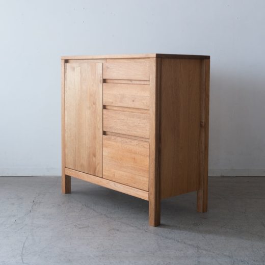 ［数量限定］新品 Prelu サイドボード85 クルミ / ライト