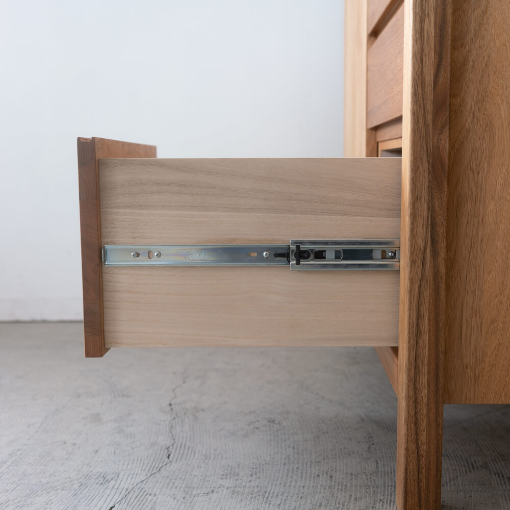 ［数量限定］新品 Prelu サイドボード85 クルミ / ライト