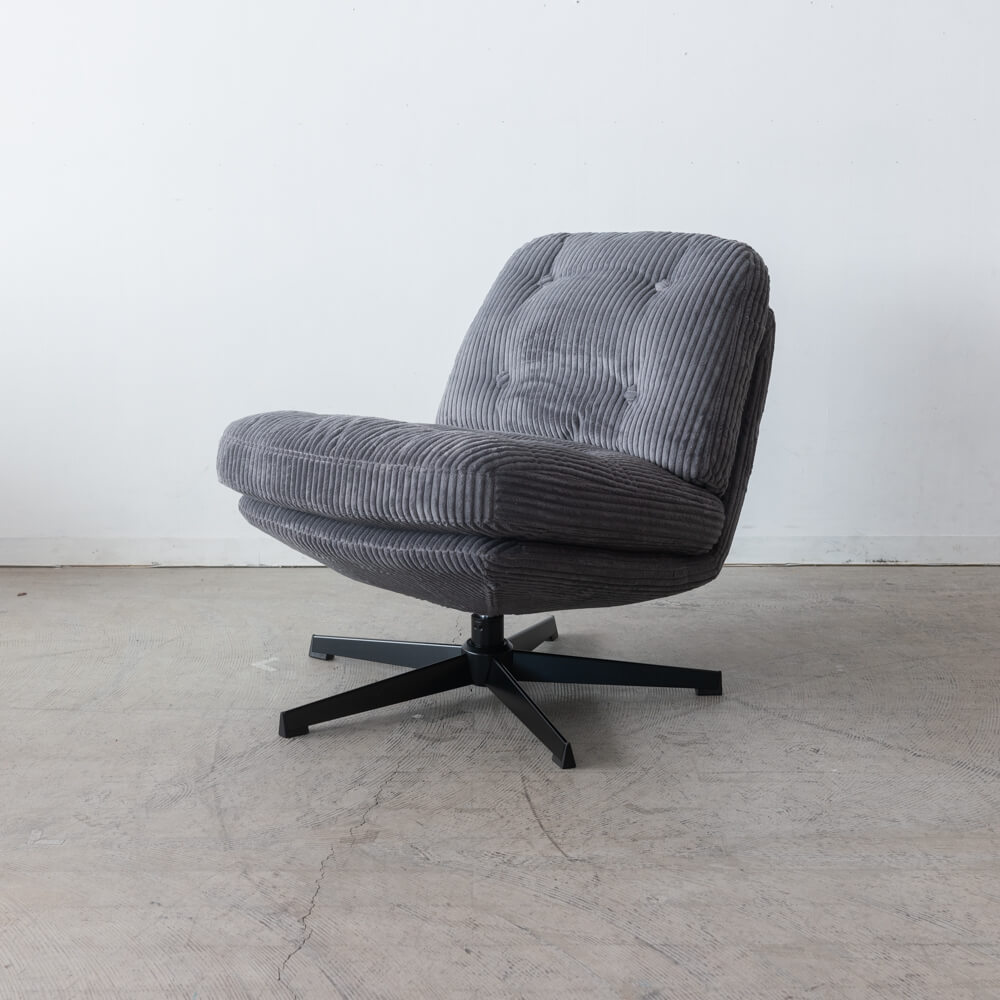 ［期間限定SALE］LOMA パーソナル 回転チェア GRY