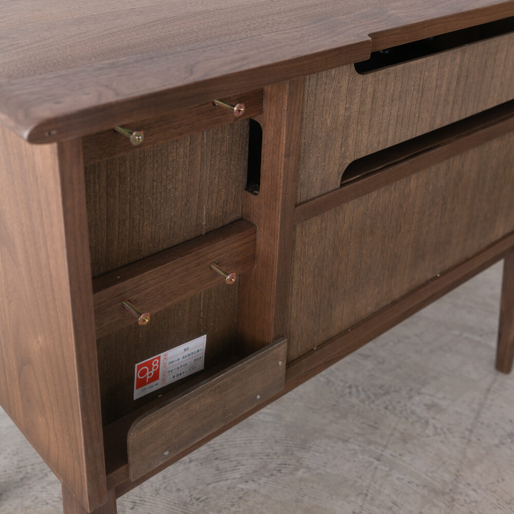 ［現品SALE］Kelluva AVカウンター 90 WN / クリア