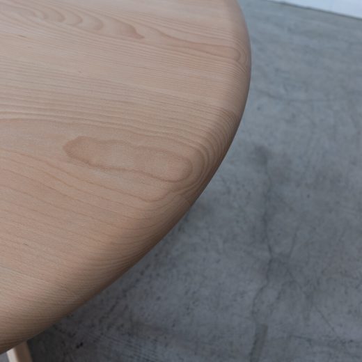 ［アップサイクル品］飛騨産業 尽 丸テーブル ビーチ材 / オイル仕上げ