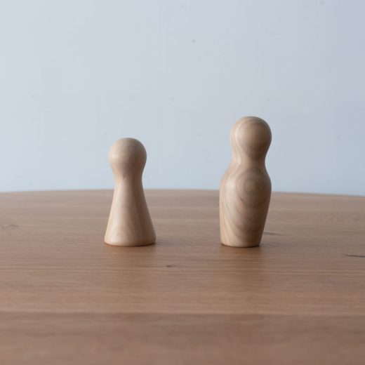 なかよしこけし 山桜 / 蝋引き