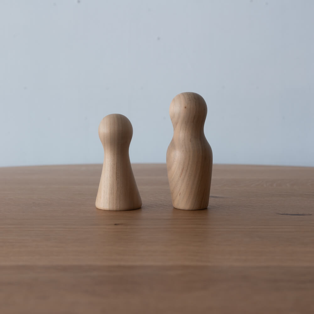 なかよしこけし 山桜 / 蝋引き