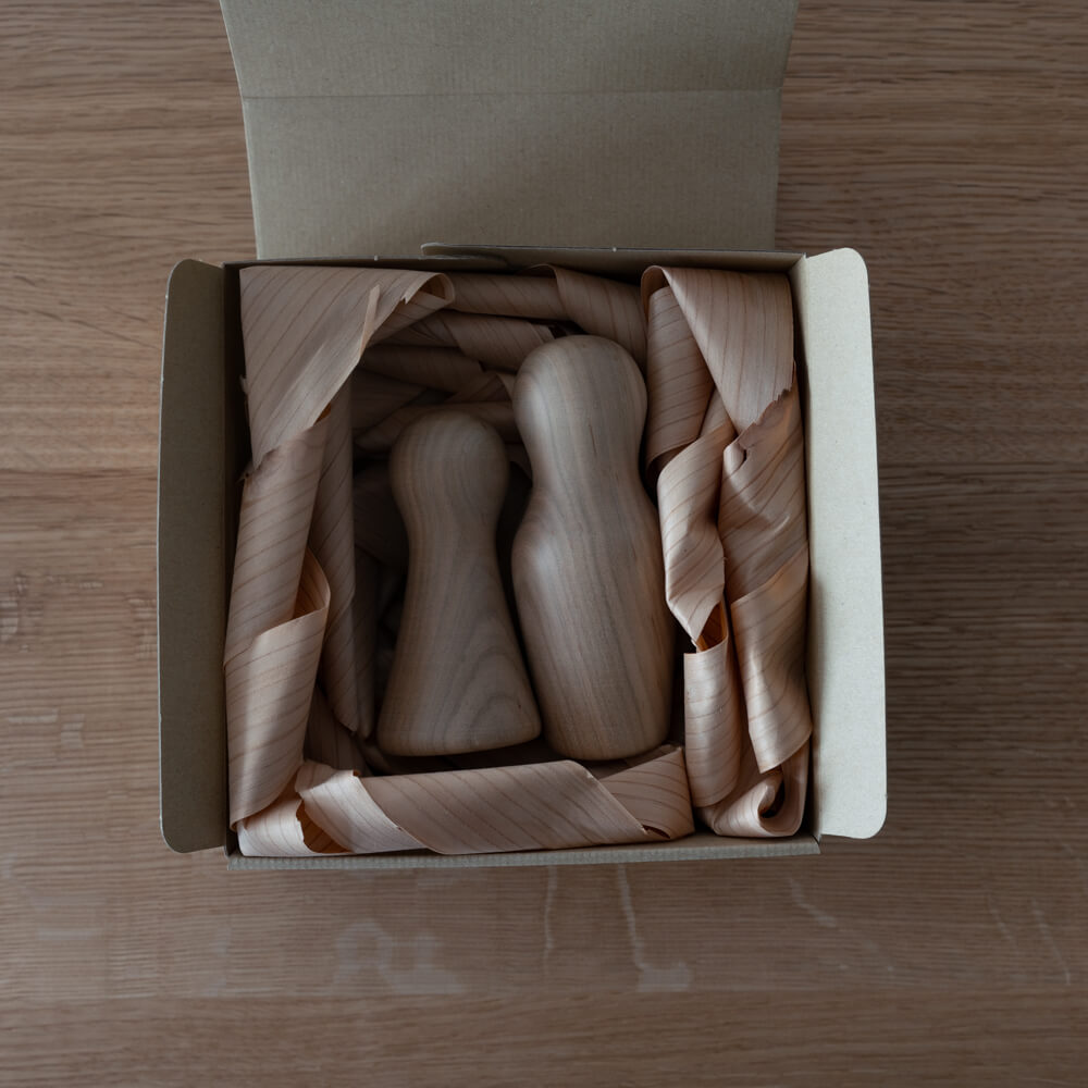 なかよしこけし 山桜 / 蝋引き